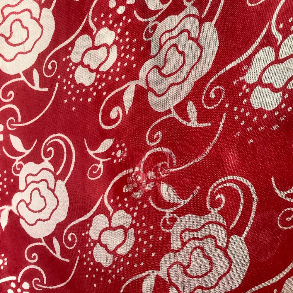 Johnny Was 100% silk scarf with tassels PRETTY - Picture 6 of 10
